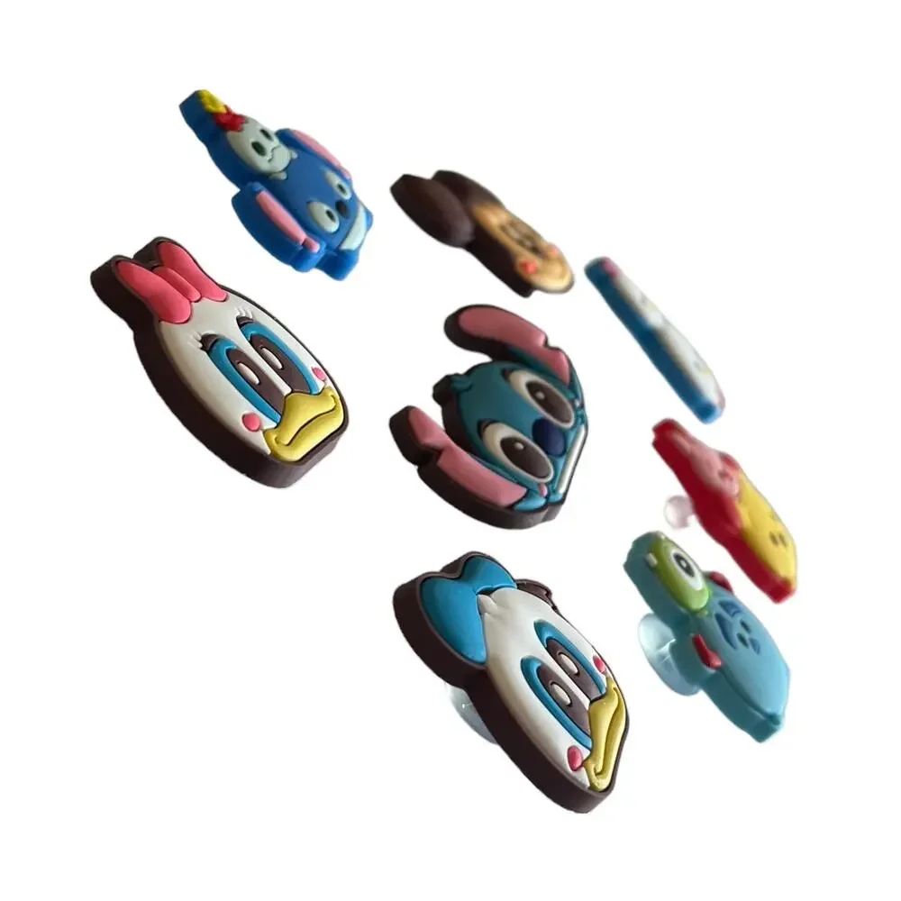 NEW Lilo Stitch Mickey Mouse SHOE CHARMS 8pc For Rubber Clogs Bags + Donald Duck